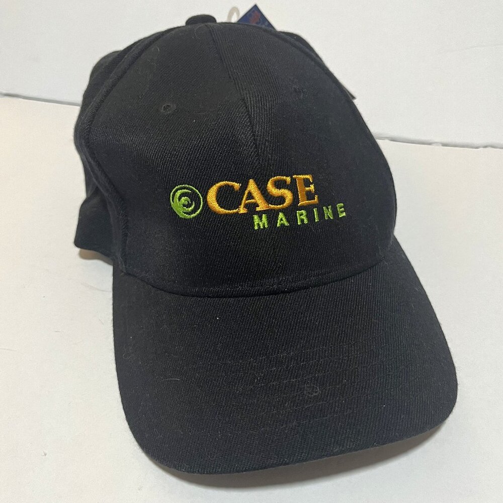 CASE Marine Logo Baseball Cap Hat Classic Black Size L/XL New